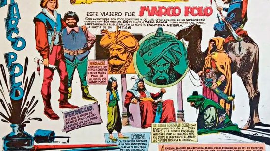 ¿Has leído alguno de estos cómics sobre Marco Polo?