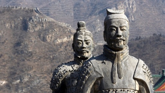 Estatuas del ejército chino