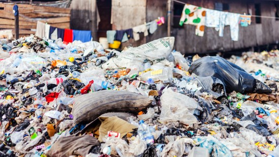 La descomposición de basuras