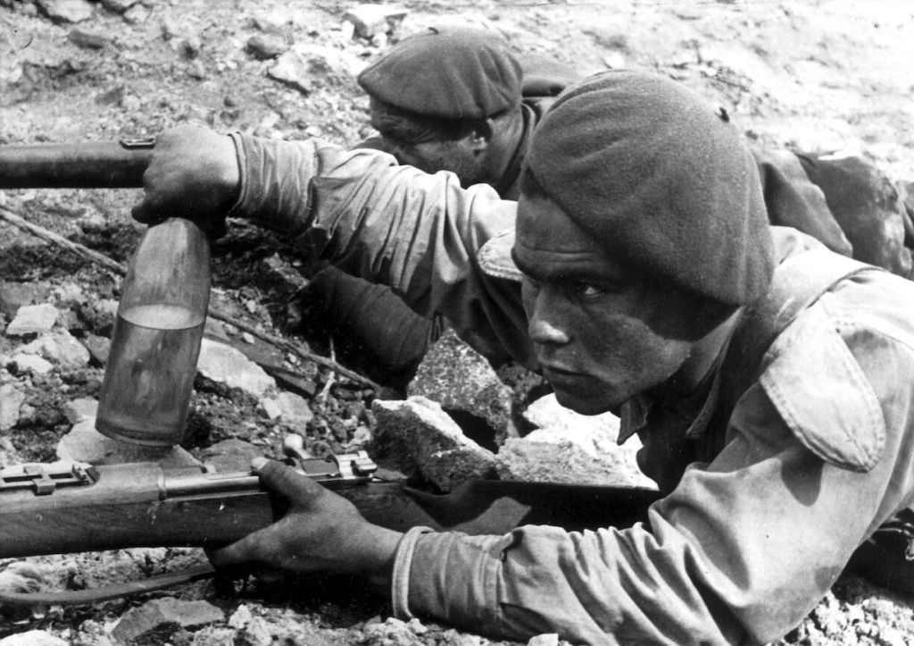 Soldados guerra civil española