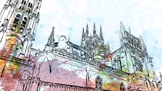 catedral-burgos-ilustracion