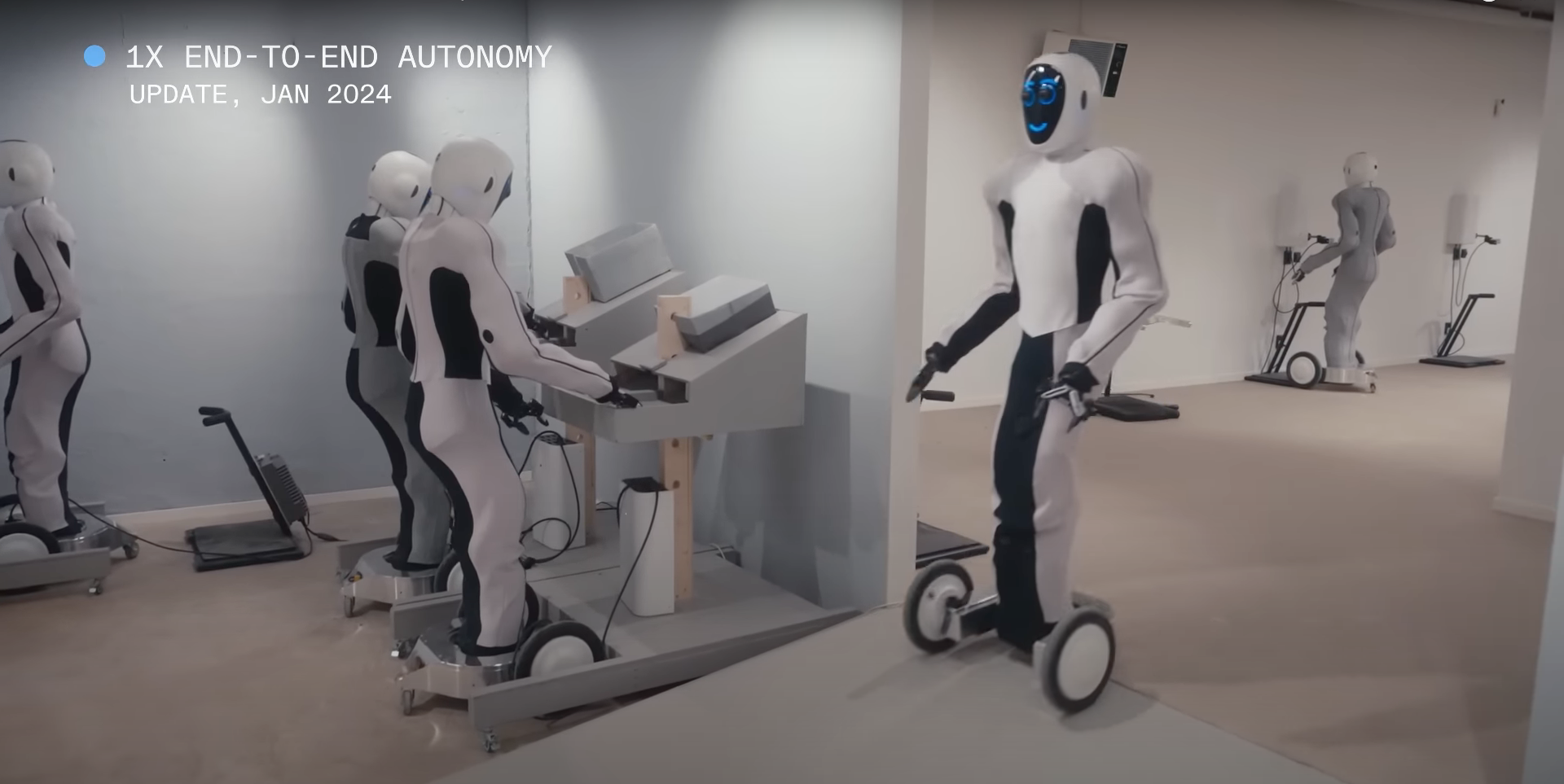 Robots humanoides de OpenAI-1X