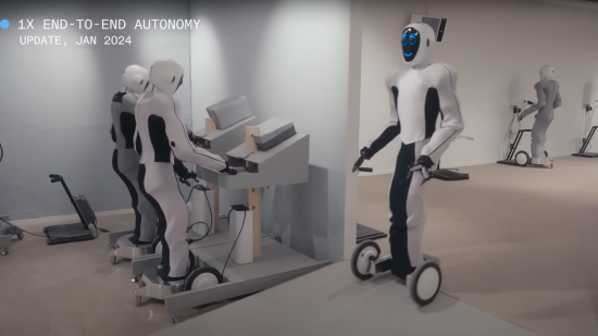 Robots humanoides de OpenAI-1X