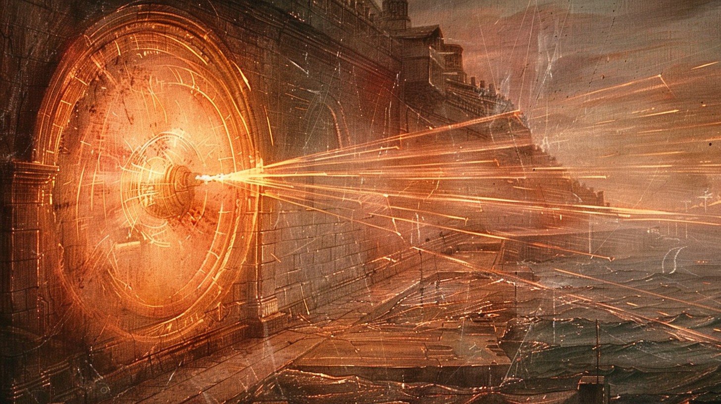 Un niño construye una réplica del rayo de la muerte de Arquímedes (y funciona)