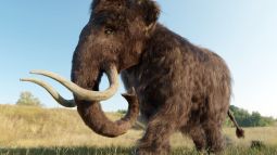 Recreación de mamut lanudo