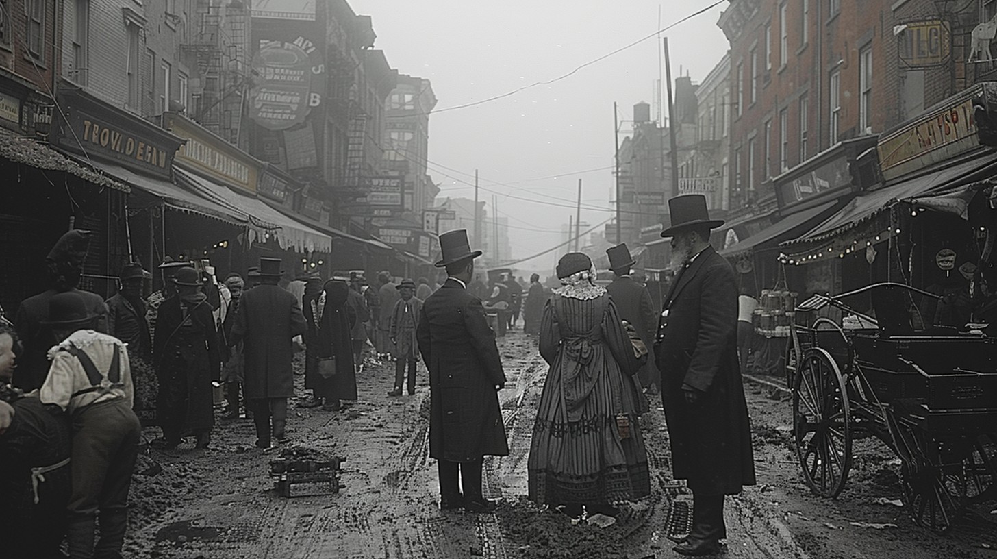 La primera calle iluminada del mundo