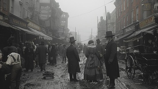 La primera calle iluminada del mundo