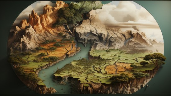 Países del mundo que no tienen ningún río