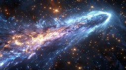 Se trata de un cometa periódico de período similar al Halley