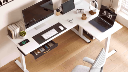 Escritorio elevable esquinero FlexiSpot