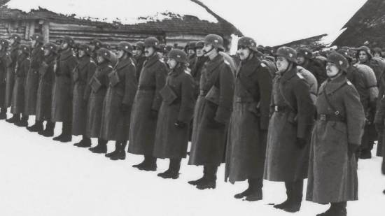 Tropas División Azul en Leningrado