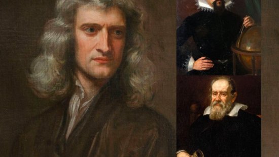 Newton Kepler y Galileo