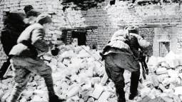 Soldados rusos en Stalingrado