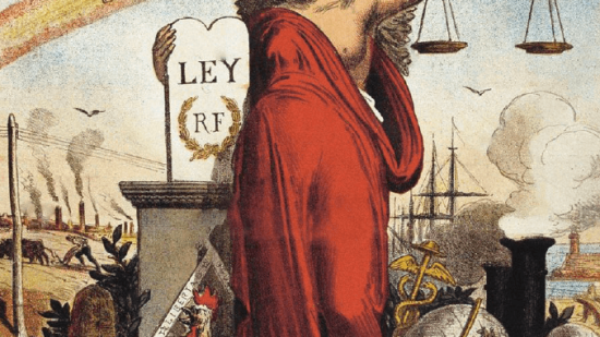 Alegoría de la Primera República Española, 1873, por Tomás Padró y Pedret.