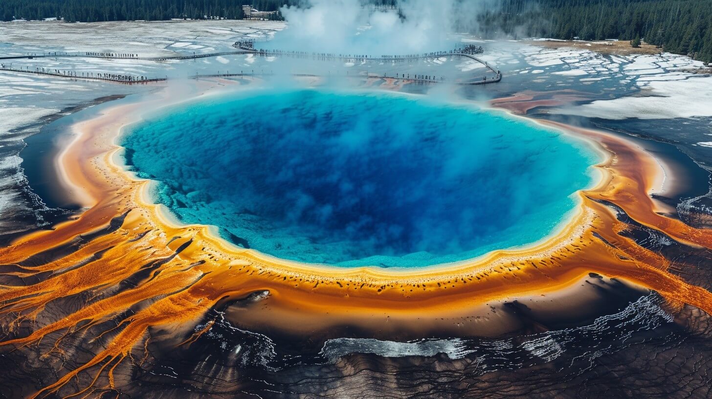 Hallan virus gigantes en el parque Yellowstone que tienen 1.500 millones de años