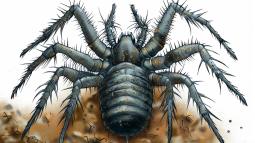 Descubren una impresionante araña con espinas que vivió hace 308 millones de años