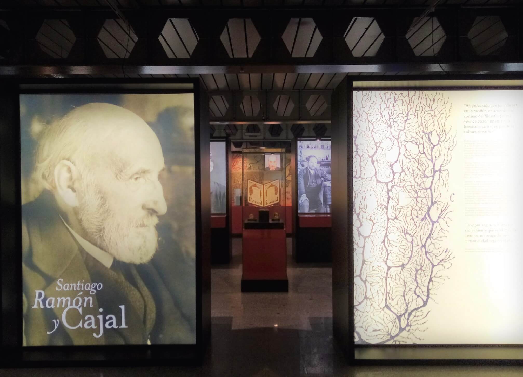 Portada exposición Cajal