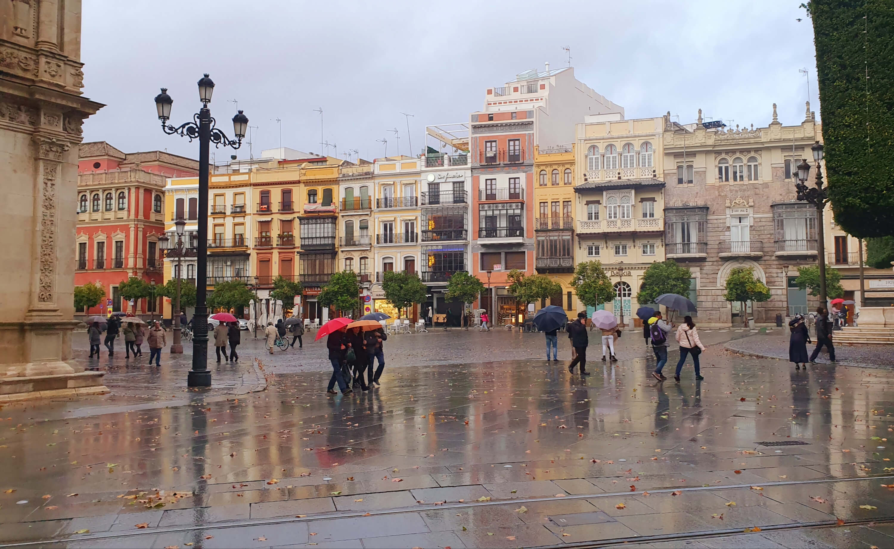 Lluvia en Sevilla