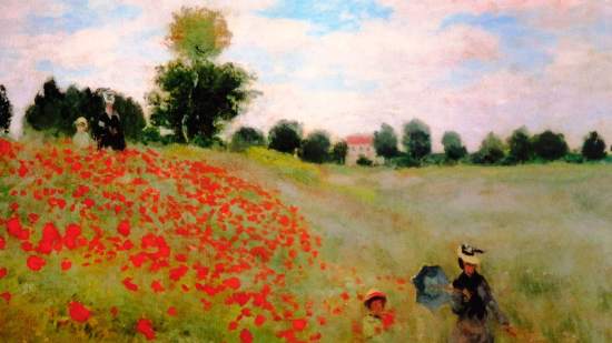 Las amapolas, de Monet