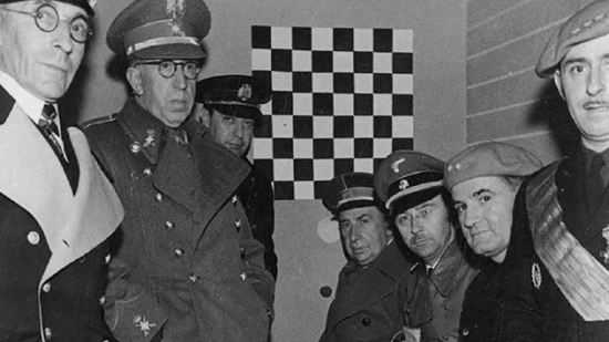 Durante su viaje a España en octubre de 1940, el líder nazi Heinrich Himmler visitó la antigua cheka de la calle Vallmajor, en Barcelona