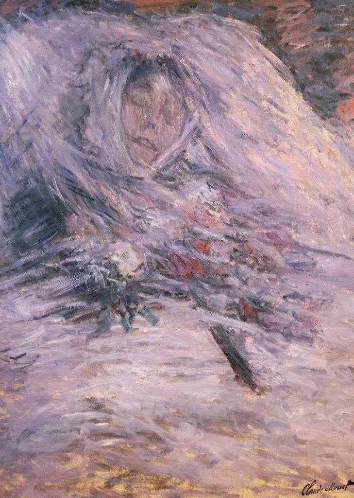 Camille en su lecho de muerte, Monet
