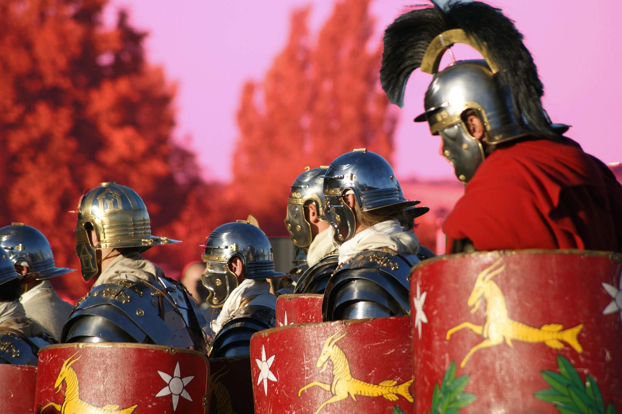 Legionarios romanos