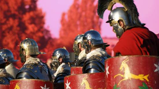 Legionarios romanos