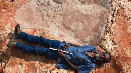 La huella de dinosaurios más grande