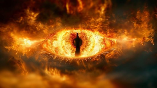 Un pez con la marca del ojo de Sauron