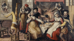 Un burdel en un cuadro flamenco de 1562