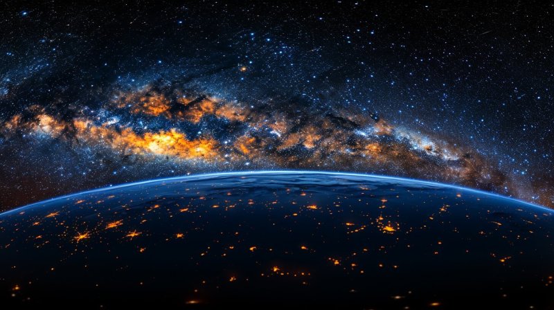 La Tierra está situada en un brazo espiral de la Vía Láctea