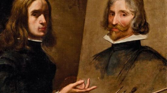 Autorretarto pintado a su padre, Daniel Martínez, de Jusepe Martínez