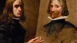 Autorretarto pintado a su padre, Daniel Martínez, de Jusepe Martínez