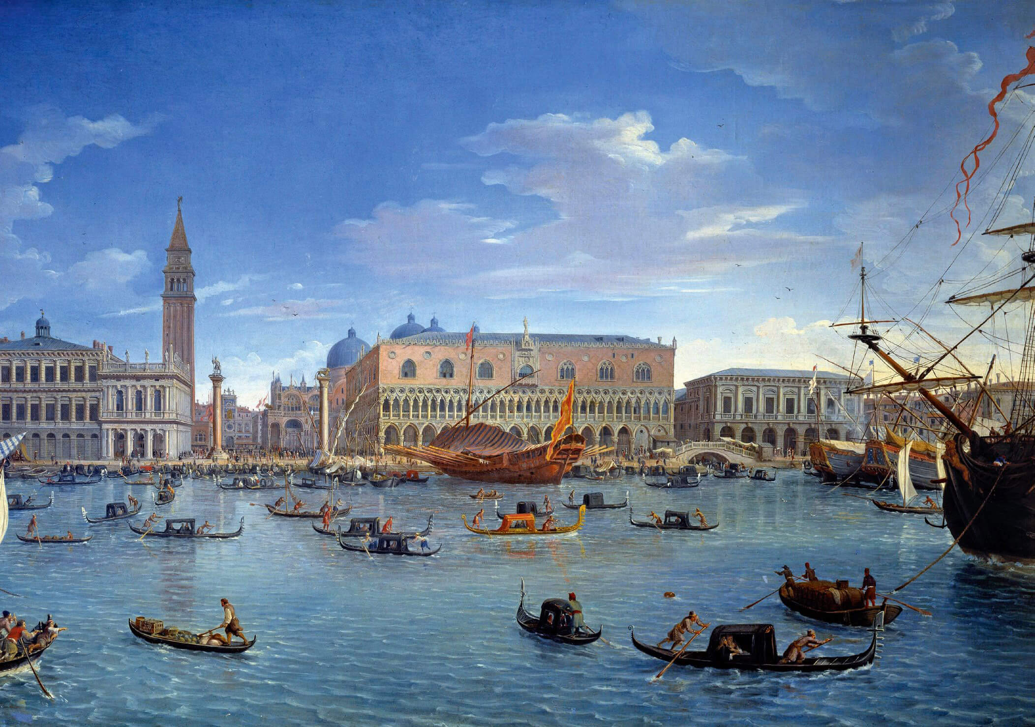 Venecia desde la isla de San Giorgio, de Vanvitelli