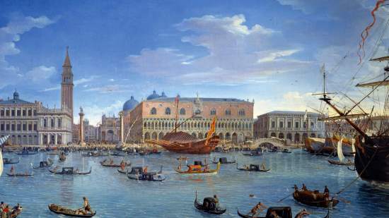Venecia desde la isla de San Giorgio, de Vanvitelli