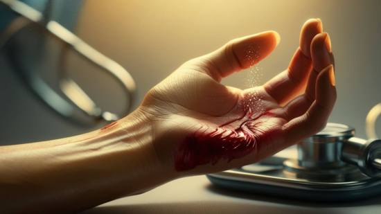 Heridas y agua oxigenada