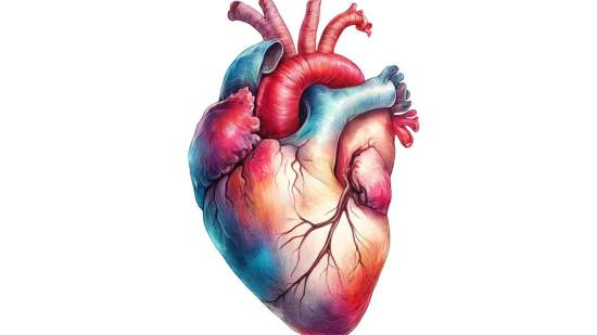 Imagen artística de un corazón.