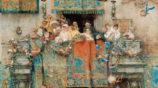 El carnaval de Roma, José Benlliure