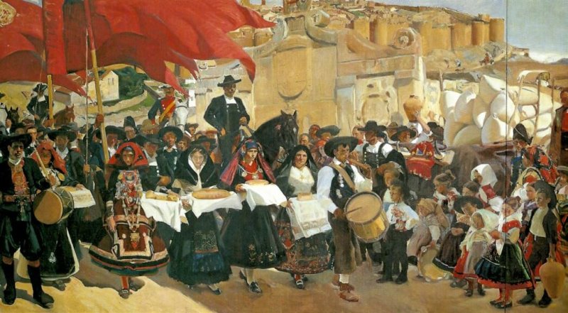 Castilla. La fiesta del pan, de Sorolla