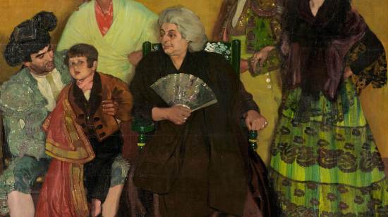 Gallito y su familia, de Ignacio Zuloaga