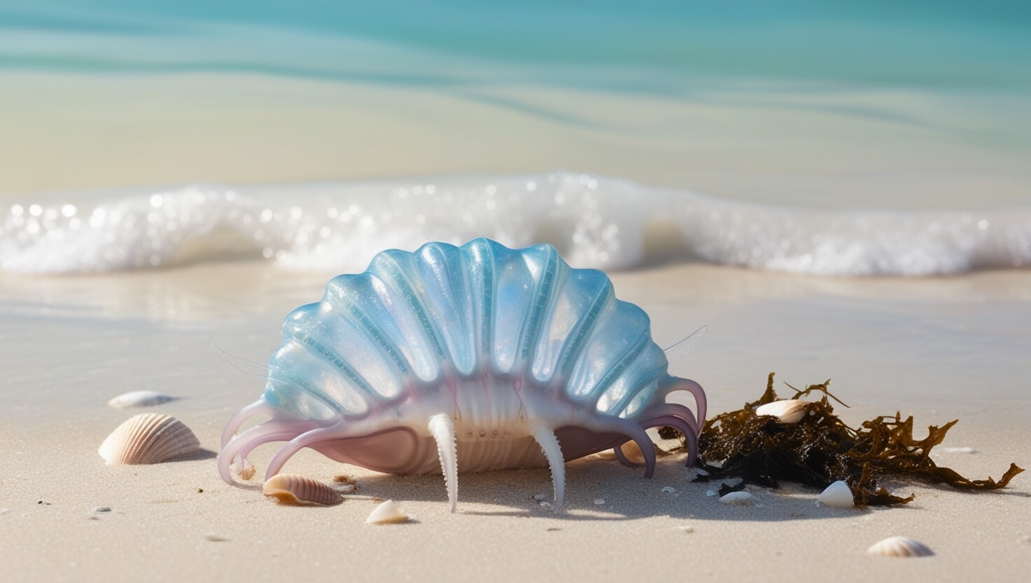 Imagen artística de una carabela portuguesa