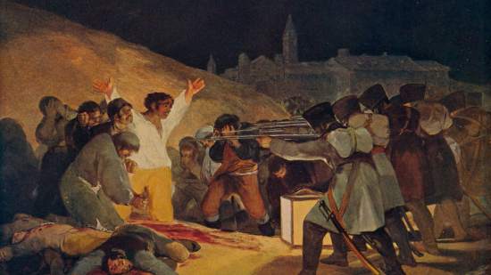 El 3 de mayo en Madrid o los fusilamientos en la montaña del Príncipe Pío, Goya