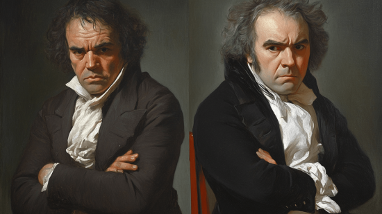 Francisco de Goya y Ludwig van Beethoven
