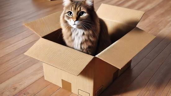¿Por qué a los gatos les gusta tanto las cajas?