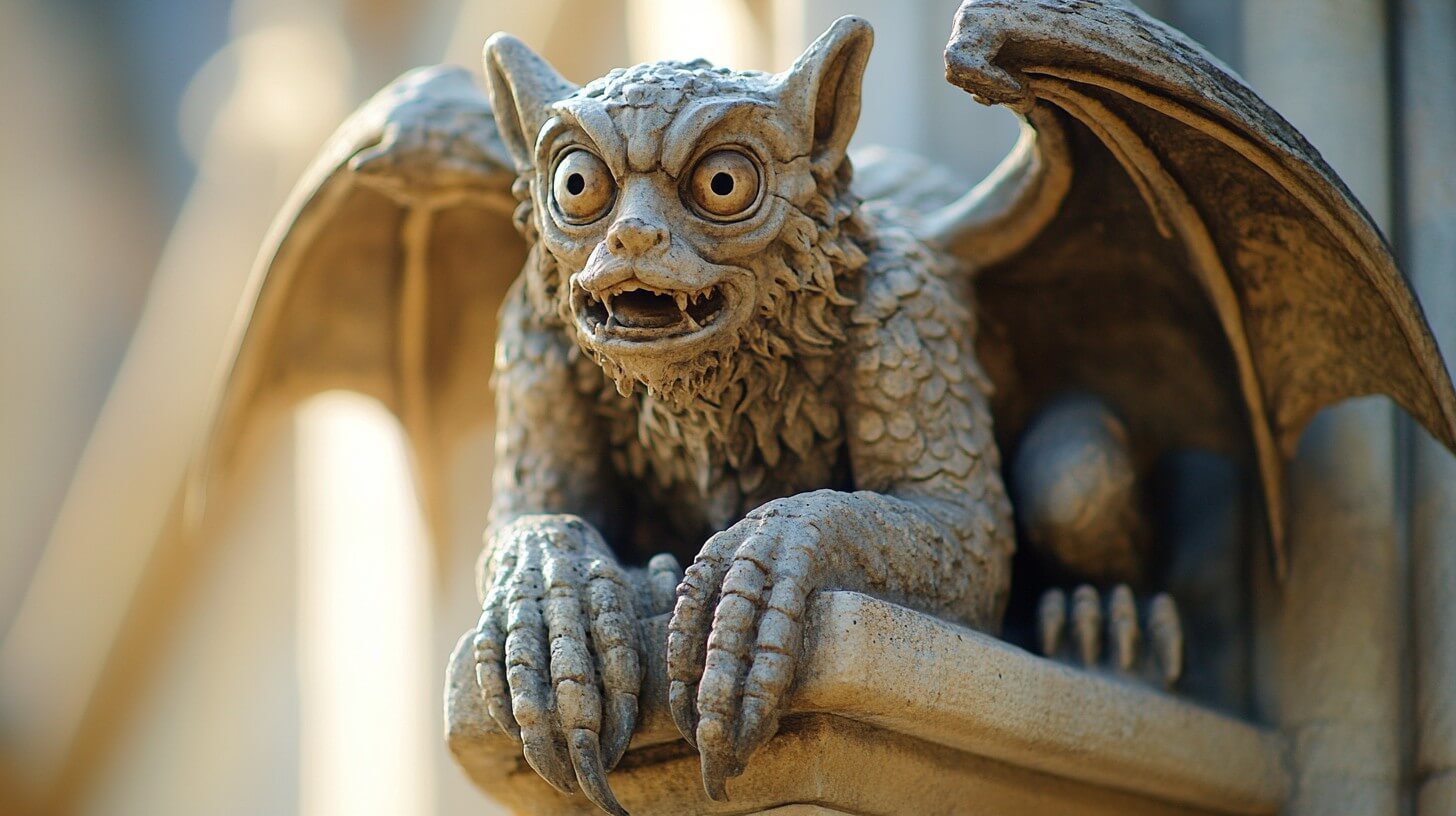 Esta criatura parece una gárgola medieval, pero está viva y vive en África