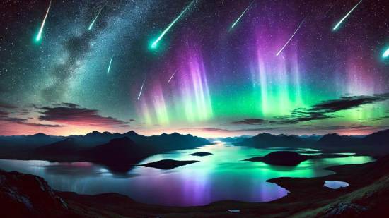 Perseidas y aurora