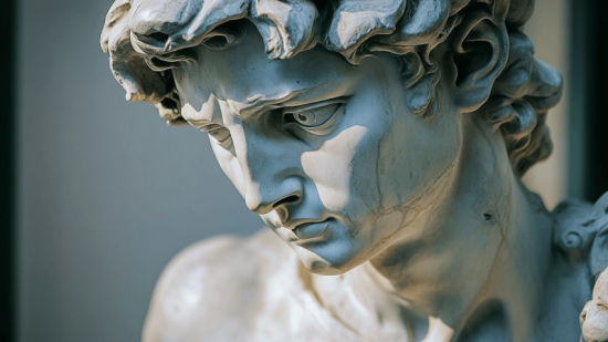 Recreación del rostro del David de Miguel Ángel