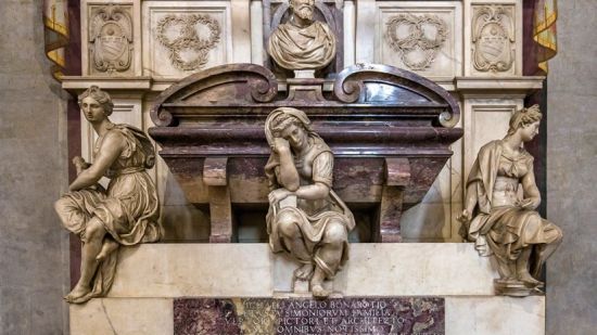 Sepulcro de Miguel Ángel en la iglesia de Santa Croce