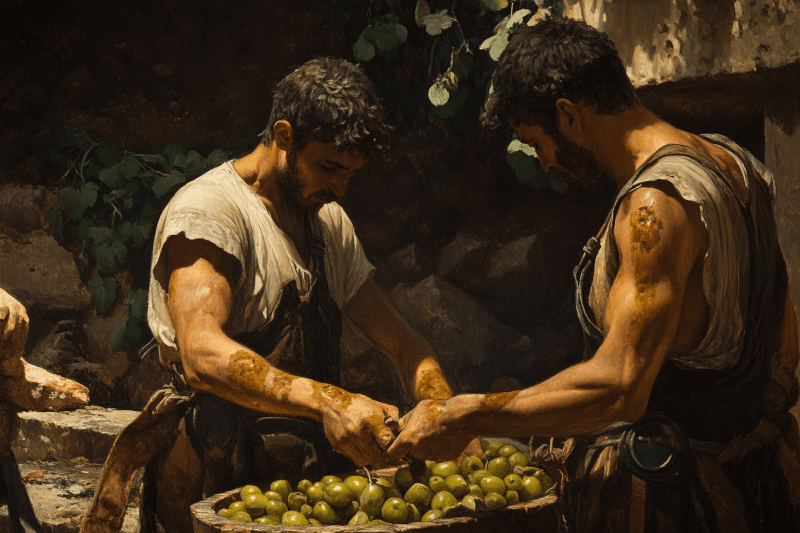 Aceitunas antigua Grecia