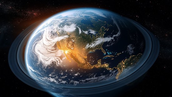 ¿La Tierra tenía un anillo como Saturno?